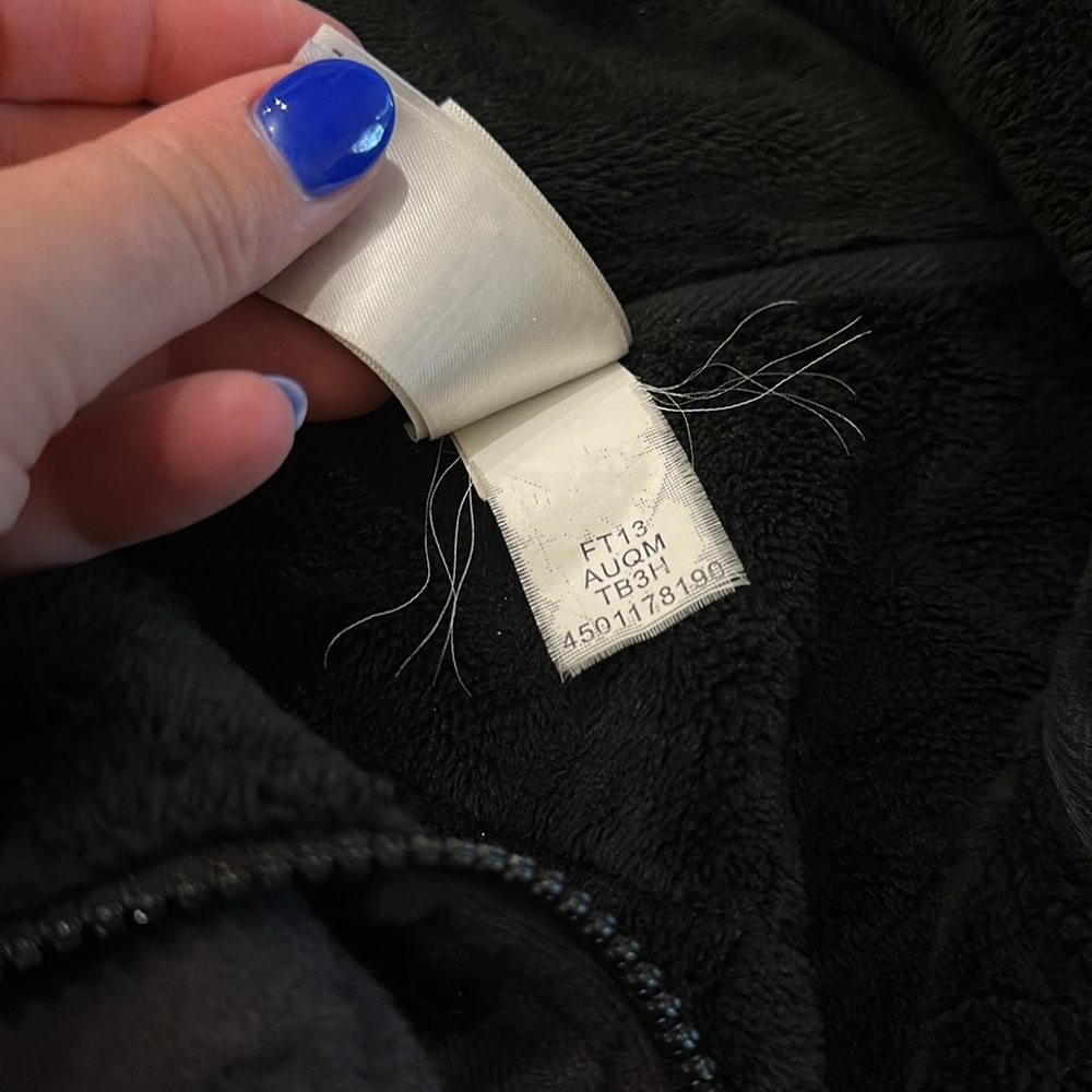 The North Face Long Sweater Jacket Quilted Small Black - Picture 9 of 9